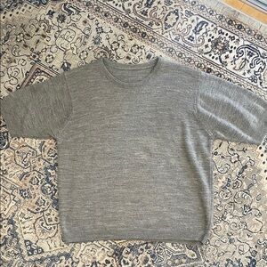 VINTAGE Grey T-shirt style sweater